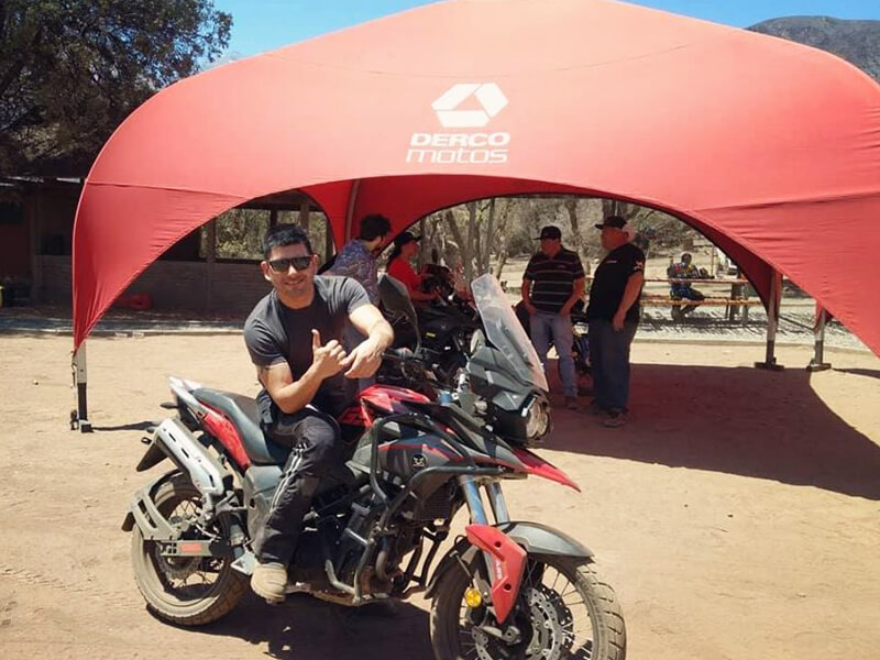 Test ride of RX3S in Chile! Big thanks to those we participated and Derco Motors!